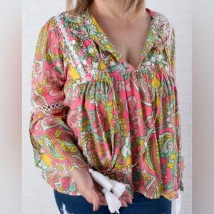 Palm Beach Vibrant Blouse Miss June Paris